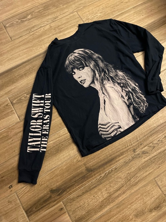 Taylor Swift Tops - Official Taylor Swift The Eras Tour Long Sleeve T-Shirt Navy Blue Size L